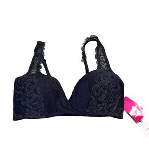 DKNY Black Wireless Bra Size 34C Style 456084 NWT